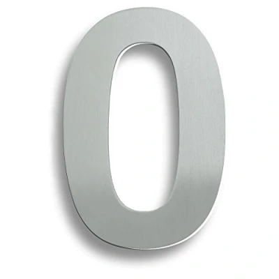 Image of Carlisle Brass NUM10170BSS Numerals &amp; Letters, Bright Stainless Steel
