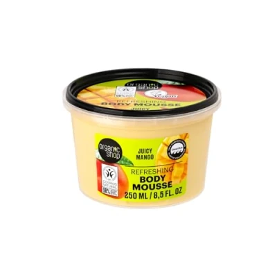 Image of Organic Shop Refreshing Body Mousse Juicy Mango, 250 ml