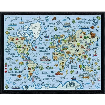 Image of Design Works Crafts Counted Cross Stitch Kit, Cotton, Various