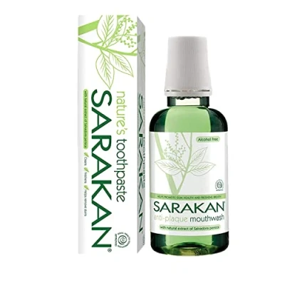 Image of Sarakan Nature&#039;s Dental Care Kit Toothpaste 50ml &amp; Mouthwash 300ml