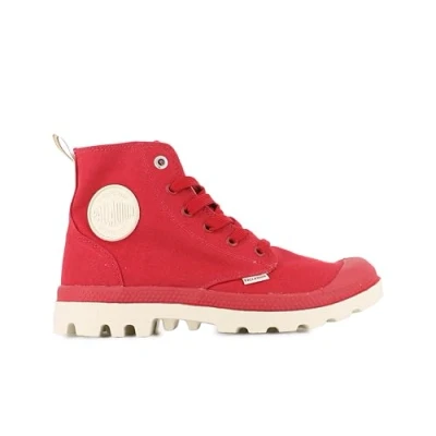 Image of Palladium Pampa DUO Chrome Hightop trainers, Size: 40, Chili pepper shoes
