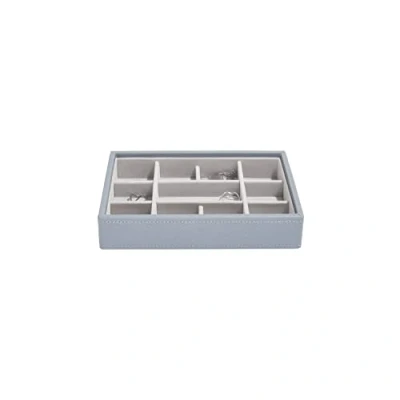 Image of Stackers Dusky Blue Mini Jewellery BoxTrinkets Layer