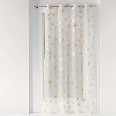 Image of Douceur d&#039;Intérieur Eyelet Curtains Orange 140 x 280 cm