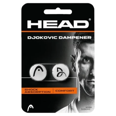 Image of HEAD Unisex_Adult Djokovic Dämpfer Tennis Mute, White, standard size