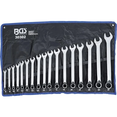 Image of BGS 30302 Combination Spanner Set offset 8 27 mm 17 pcs.