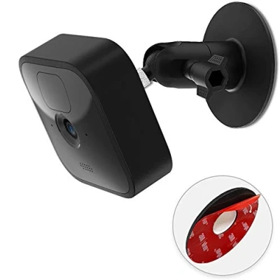 Image of HOLACA All New Blink Outdoor (4th Gen)/(3rd Gen) Indoor Camera Wall Mount,Wall Mount Kit for without Screws and VHB Stick On Easy to Install, Strong Adheasive (Black 1Pack)