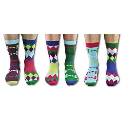Image of United Oddsocks Box 6 For Men Fore UK 11 EUR 39 46 US 7 12