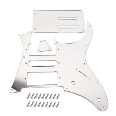 Image of Alnicov Pickguard HSH with Back Cover and Trussrod Mirror for Ibanez RG350 EXZ MDX EX Guitar