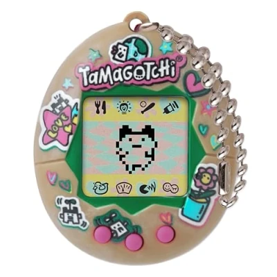 Image of TAMAGOTCHI Bandai Original Sustainable Egg Shell Digital Pet Nurture and Raise Your Virtual Eco Friendly Case Includes Tama Art Stickers Retro 90s Japanese Kids’ Toy