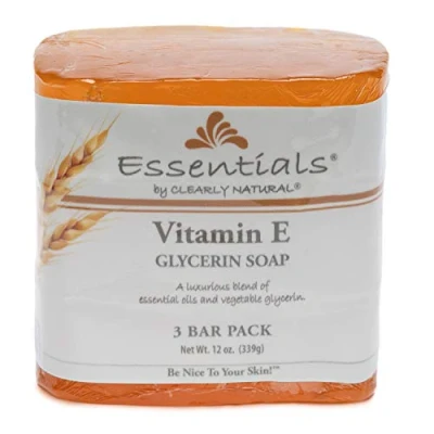 Image of Clearly Natural Glycerine Bar Soaps Vitamin E, E 3 Bars by