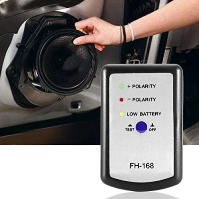 Image of Terisass Auto Caro speaker Horn tester Phase Meter PH Phasemeter Eaglerich Car Detector Black System Of polarity +