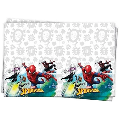 Image of Spiderman Team Up Party Table Cover 1ct