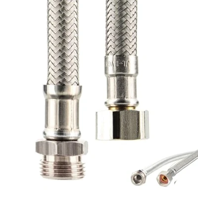 Image of Sanitary Hose Connector for Connecting 1/2 &quot;Swivel Nut X 1/2&quot; Male Thread Length 500 mm