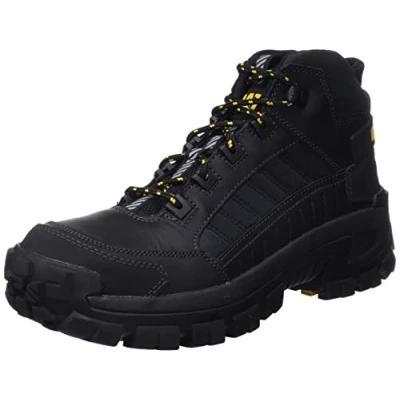 Image of CAT Footwear Men&#039;s Invader Mid ST SB E FO HRO SRA Industrial Boot, Black, 6 UK