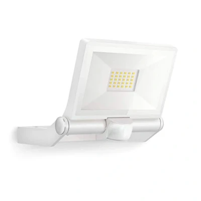 Image of Steinel LED Outdoor Floodlight XLED ONE S White, 180 Motion Detector, 18.6 W, 2050 lm, Warm Aluminium