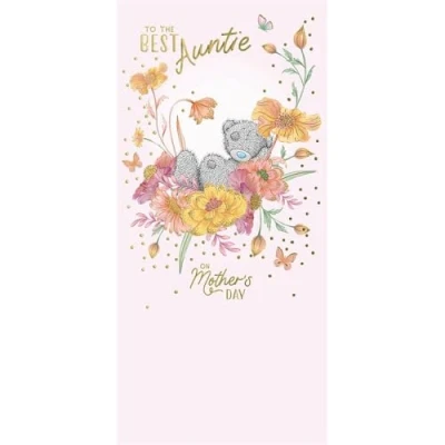 Image of Me To You Tatty Teddy Mother&#039;s Day Card The Best Auntie 4 x 8&quot; Official Collection