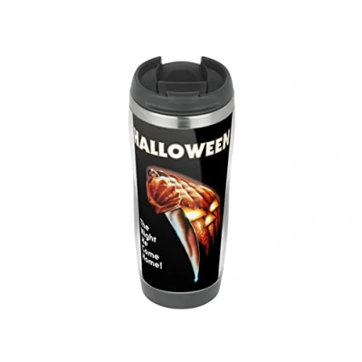 Image of mugmart Michael Myers Halloween 1978 Travel Mug, Thermal Insulated Cup for Hot and Cold Beverages Drinks
