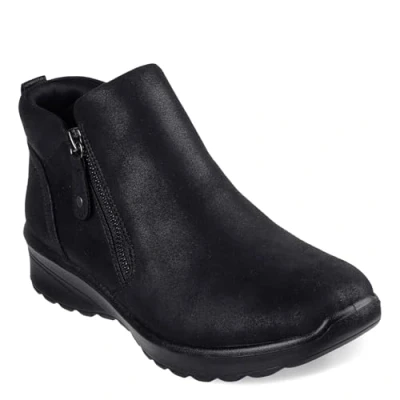 Image of Skechers Women&#039;s Lovely Vibe Ankle Boot, Black, 3 UK