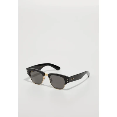 Image of Ray Ban Unisex RB0316S MEGA CLUBMASTER 6826J5 Sunglasses Acetate Black Grey Squared Normal