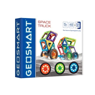 Image of GeoSmart Space Truck, Magnetic Construction Set, 42 pieces, 5+ Years