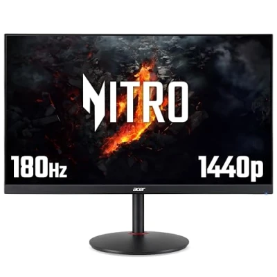 Image of Acer Nitro XV271UM3Bmiiprfx 27 inch Gaming Monitor IPS Panel, 2560 x 1440, 0.5ms, 180Hz, FreeSync Premium, HDR 10, DP, HDMI, Height Adjustable