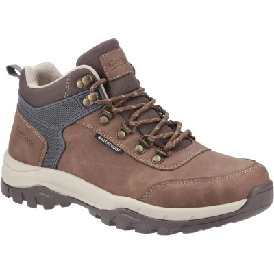 Image of Cotswold Mens Overbury Leather Walking Boots