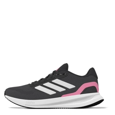 Image of adidas Women&#039;s RUNFALCON 5 W Sneaker, Grey six/FTWR White/Bliss Pink, 8 UK