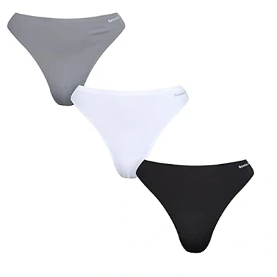 Image of Womens Reebok Bonded Thong RAE Black/White/Cold Grey