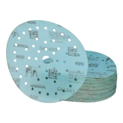 Image of Mirka Galaxy Epoxy Sandpaper 150 mm Hook &amp; Loop Grit 400 for Sanding Resin, Wood, Epoxy, Rivertable / 50 Pcs Discs