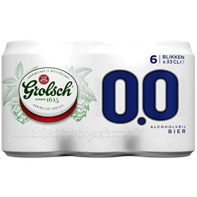 Image of Grolsch 0.0% Alcohol Free Beer 6x330ML