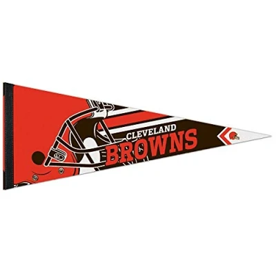 Image of WinCraft NFL 14501115 Cleveland Browns Premium Pennant, 12&quot; X 30&quot;
