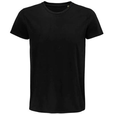 Image of SOLS Unisex Adult Pioneer Organic T Shirt (Deep Black) Size Large