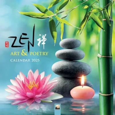 Image of Zen Art &amp; Poetry Wall Calendar 2025 (Art Calendar)