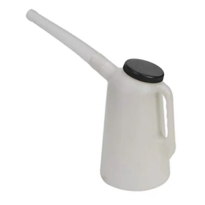 Image of Sealey Oil Container with Lid &amp; Flexible Spout 2L