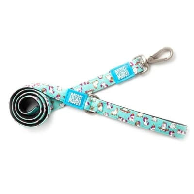 Image of Max &amp; Molly Classic Dog Lead, 4FT Neoprene Padded Leash, Waterproof Machine Washable Leash for Medium Dogs Unicorns, M
