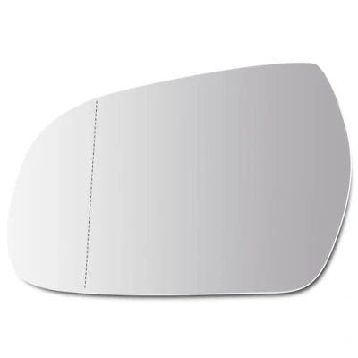 Image of SENZEAL Wing Mirror Glass Heated Left Side for Audi A3 8P 2010 2013 A4 B8 2009 2015 A5 8T 2017 Passenger 8K0857535F (Left)
