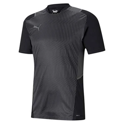 Image of PUMA Teamcup Training Jersey Performance Tee Black Smoked Pearl Asphalt, S