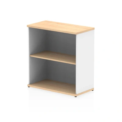 Image of Impulse 800mm Bookcase Maple and White