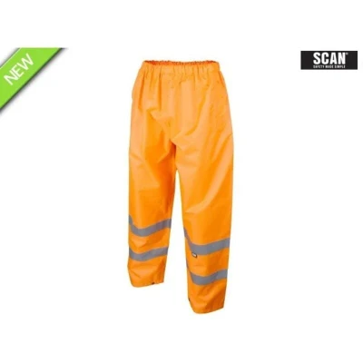 Image of Scan SCAHVMTXLO Hi Vis Motorway Trouser Orange XL (44in)