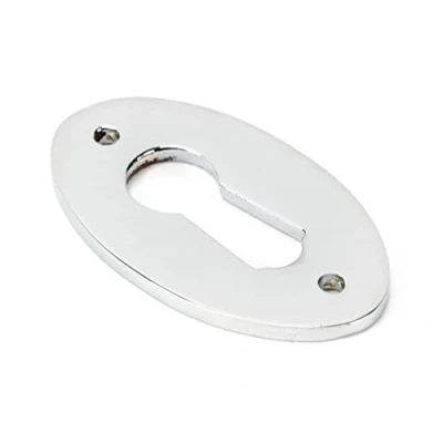Image of Polished Chrome Oval Escutcheon