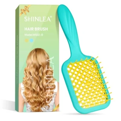 Image of Hair Brush, SHINLEA Detangling Brush Curly brushs for Wet &amp; Dry Hair, Scalp Massage Detangler Speed Vented Detangle Women, Men, kids(01)