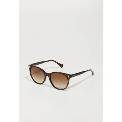 Image of Ralph Lauren Sunglasses, Women&#039;s, Size: 55, Shiny dark havana