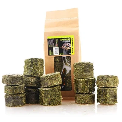 Image of KOMODO TORTOISE HAY COOKIES WITH DANDELION DELICIOUS TREAT 1KG UK MADE