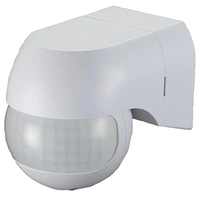 Image of PRO ELEC PELL0044 Wall Mounted PIR Sensor, IP44, White
