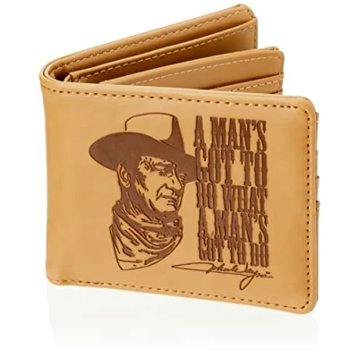 Image of Nemesis Now B3315J7 John Wayne Wallet 10cm Brown