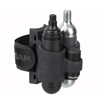 Image of Topeak Tubimaster RX Multifunction Tubeless Bicycle Tyre Repair Kit with CO2 Inflator, black/light grey, grey