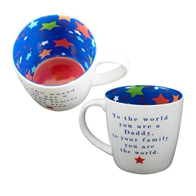 Image of Mug Ceramic Tea/Coffee Inside Out TO THE WORLD YOU ARE A DADDY...