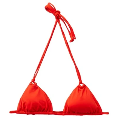 Image of United Colors of Benetton Women&#039;s Bra 3p5h5r04a Bikini Top, Bright Red 9t5, X Small