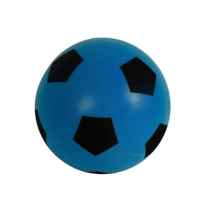 Image of ZOPPER Fun Sport Foam Football 20cm Blue Soft Sponge Soccer Ball, Indoor Outdoor Ball Great &amp; Suitable For All Ages