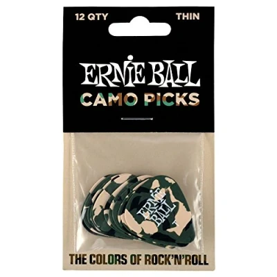 Image of Ernie Ball Camouflage Cellulose Thin bag of 12 P09221